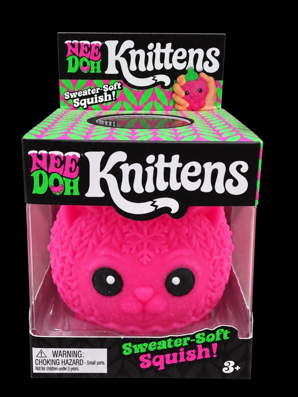 *BRAND NEW* 🐱💗 NEEDOH KNITTENS – PINK KITTEN SQUISHY 💗🐱
